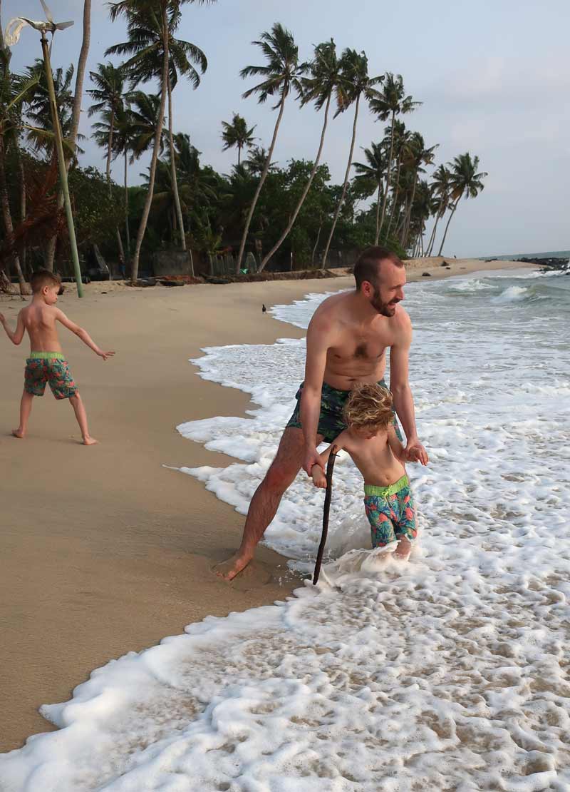 Showing the sea who is boss